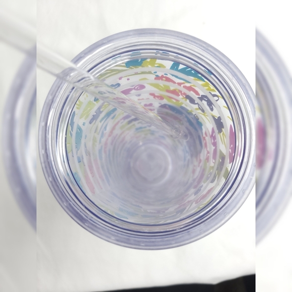 Rare! Starbucks Tumbler 2017 Spring Floral Stripe - Picture 6 of 6